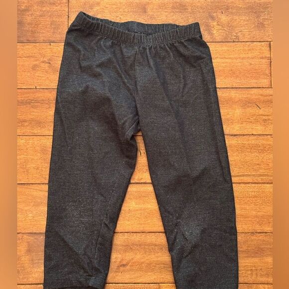 Girls' Pull-On Jeggings - Cat & Jack Black 7/8 - Picture 1 of 3